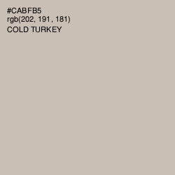 #CABFB5 - Cold Turkey Color Image
